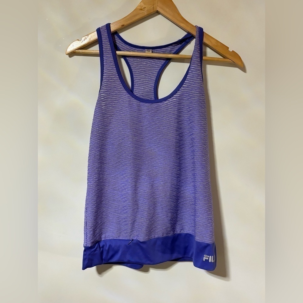 Auction listing-Fila-Purple Athletic tank